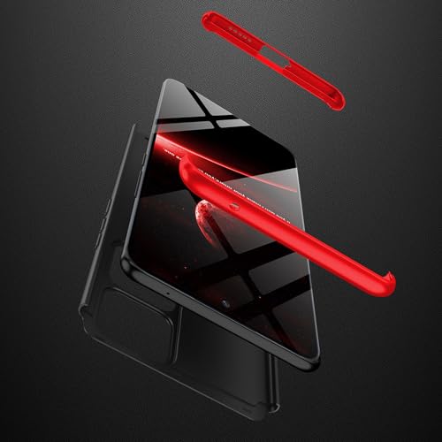 Kapa Double Dip Full 360 Protection Back Case Cover for Vivo V30 (5G) / Vivo 30 Pro (5G) (Red, Black) - Image 4