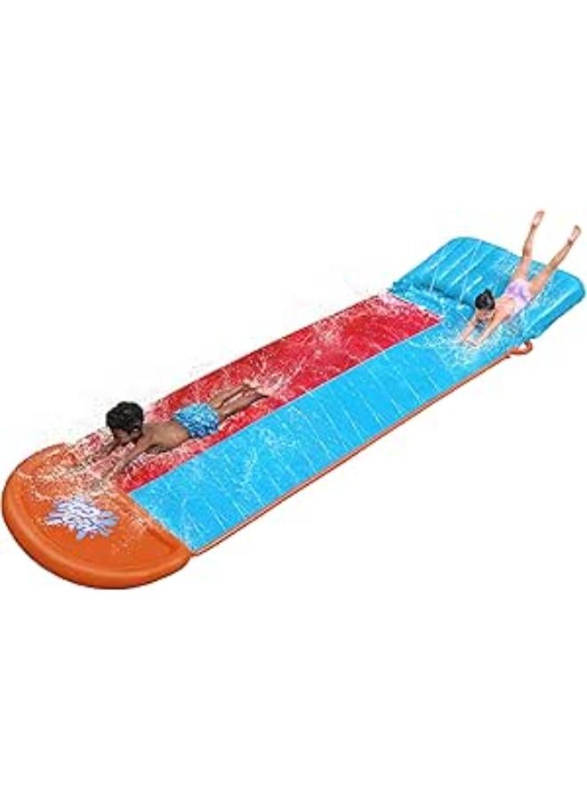 Bestway H2OGO! Tsunami Splash Ramp Slide, 16ft, Built-in Sprinklers