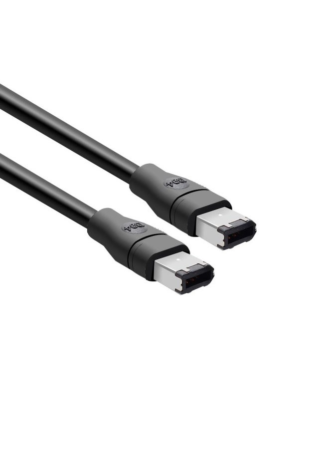 Generic - IEEE1394A DAtA CAble 4P/6P/9P CAPture CArd IndustriAl CAmerA CAble 1394 Live CAble LArge To SmAll-Color:1394 6P To 6P-Length:5m - Image 1