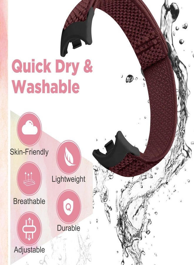 Bcuckood Elastic Bands Compatible with Xiaomi Smart Band 10/9/8 for Women Men, Stretchy Solo Loop Soft Nylon Elastic Strap Replacement Wristband for Xiaomi Mi Band 10/9/8，3 PCS - Image 5