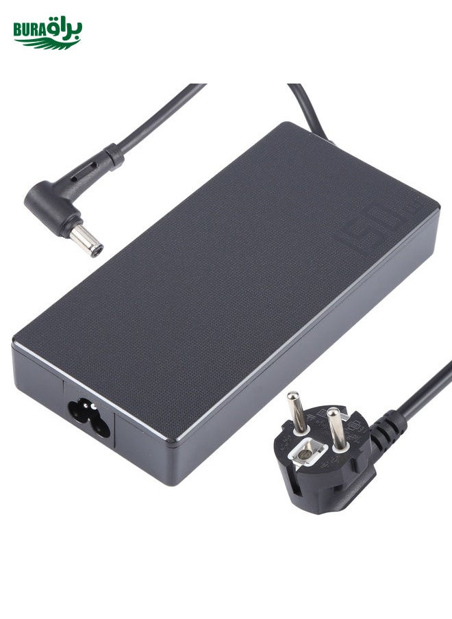 BURAQ 150W 20V 7.5A Laptop Notebook Power Adapter For Asus 6.0 x 3.7mm, Plug:EU Plug  - Image 1