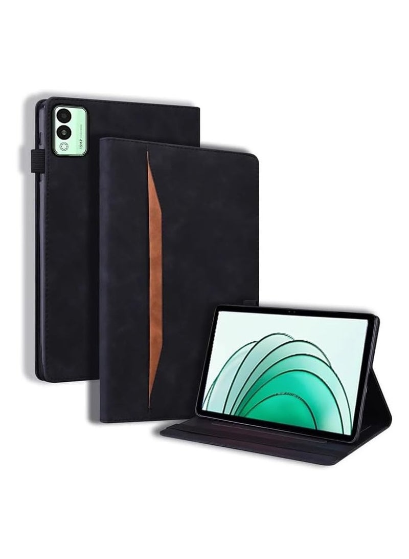 general Case Compatible with Tecno Megapad 11 11 inch 2024, Tecno Megapad 11 Wallet Case, Smart Folio Ultra Slim Stand Book Cover with Stylus Holder