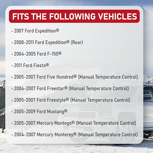 AA Ignition HVAC Blower Motor Resistor Connector Plug Wiring Harness Pigtail - Compatible with Ford & Mercury Vehicles - F150, Fiesta, Expedition, Mustang, Freestar, Freestyle - Replaces 3U2Z14S411ZEA, WPT688 - Image 5