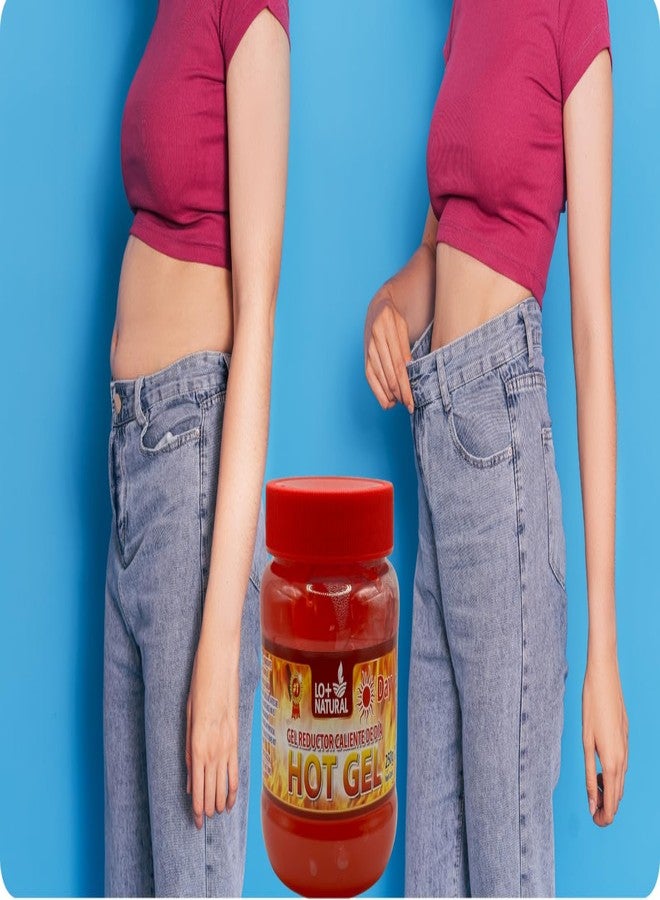LO+NATURAL Ginge gel With cinnamon & seaweed (Gel de jengibre con canela & algas) 250g HOT GEL!! day time ayuda a Quitar la Panza - Image 4