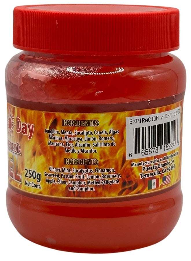 LO+NATURAL Ginge gel With cinnamon & seaweed (Gel de jengibre con canela & algas) 250g HOT GEL!! day time ayuda a Quitar la Panza - Image 2