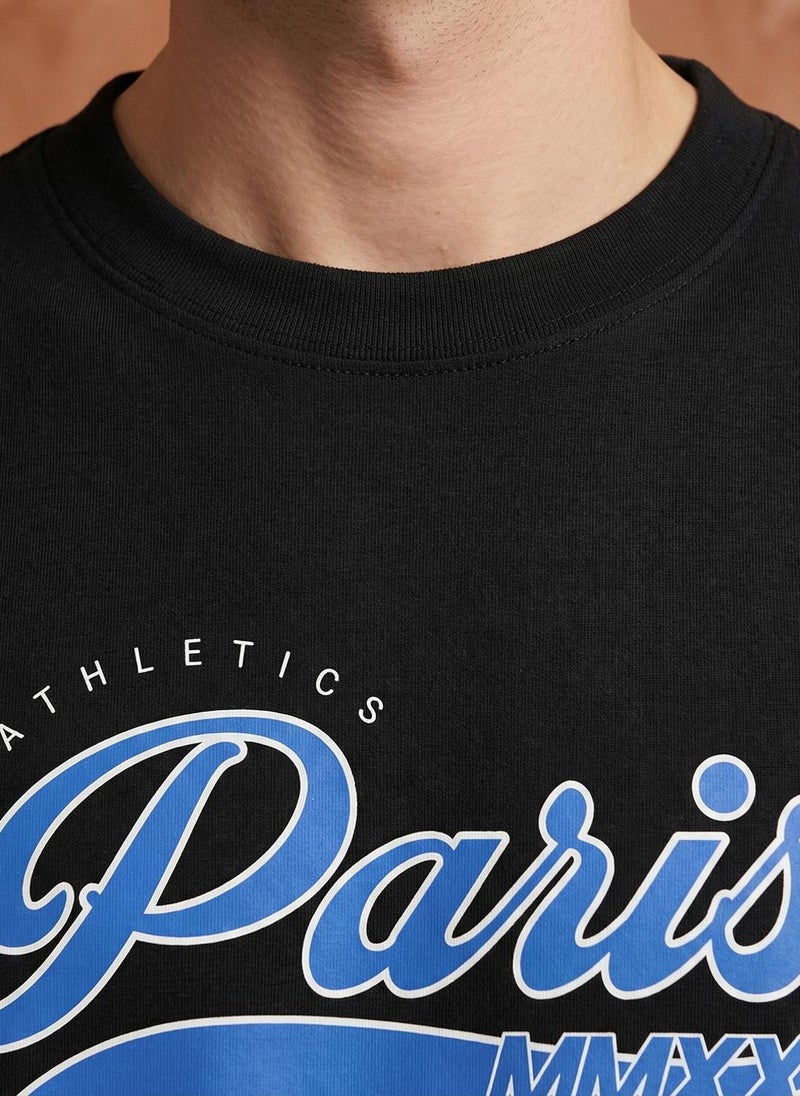 NOBERO Men Oversized Printed T-shirt - Image 3