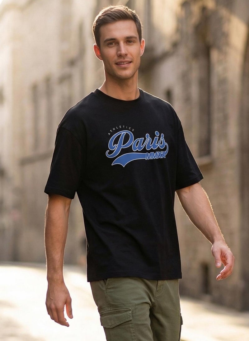NOBERO Men Oversized Printed T-shirt - Image 4
