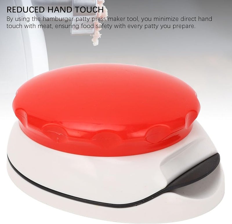 مكبس برجر قابل للتعديل من 0.2 إلى 1.2 بوصة، صانع يدوي آمن للغسالة. - Image 4