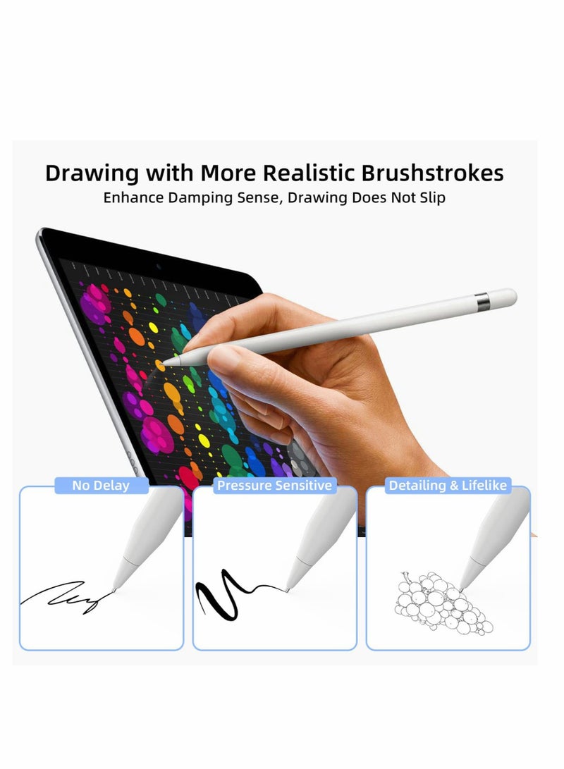 SOLARAE Replacement Tips for Apple Pencil 1st/2nd Generation, Upgraded Longer Fine Point High Sensitive Pen Like iPencil Nib, No Wear Out Noiseless Precise Control Stylus Tip for iPad Pro Pencil - Image 3
