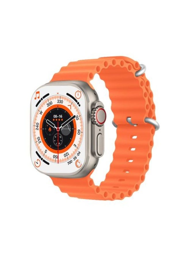 Generic - Smart Watch T9000 Ultra 3 - Orange | Advanced Features & Sporty Design - Image 1