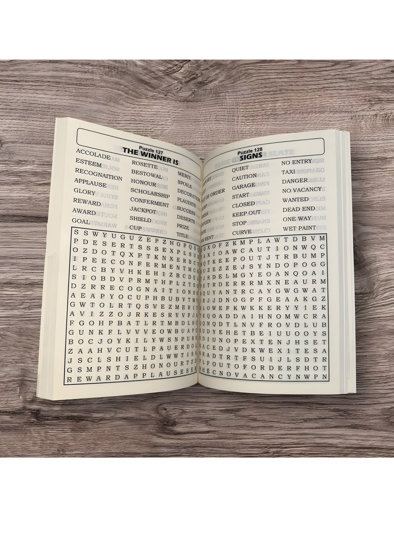 سوق الديكور كتاب ألغاز البحث عن الكلمات النهائي - أكثر من 150 لغزًا ممتعًا وتحديًا للأطفال والكبار - ألعاب ذهنية جذابة لتحسين المفردات والتهجئة والمهارات المعرفية - مثالي للاسترخاء وتخفيف التوتر والتحفيز العقلي - تنسيق طباعة كبير لسهولة القراءة - هدية رائعة لمحبي الألغاز والترفيه التعليمي - تعزيز الذاكرة والتركيز وحل المشكلات - مثالي للسفر والمنزل والاستخدام في الفصل الدراسي - يتميز بتحديات البحث عن الكلمات ذات الطابع الموضوعي عبر فئات مختلفة - ساعات من الترفيه والتعلم في كتاب واحد!  - Image 2