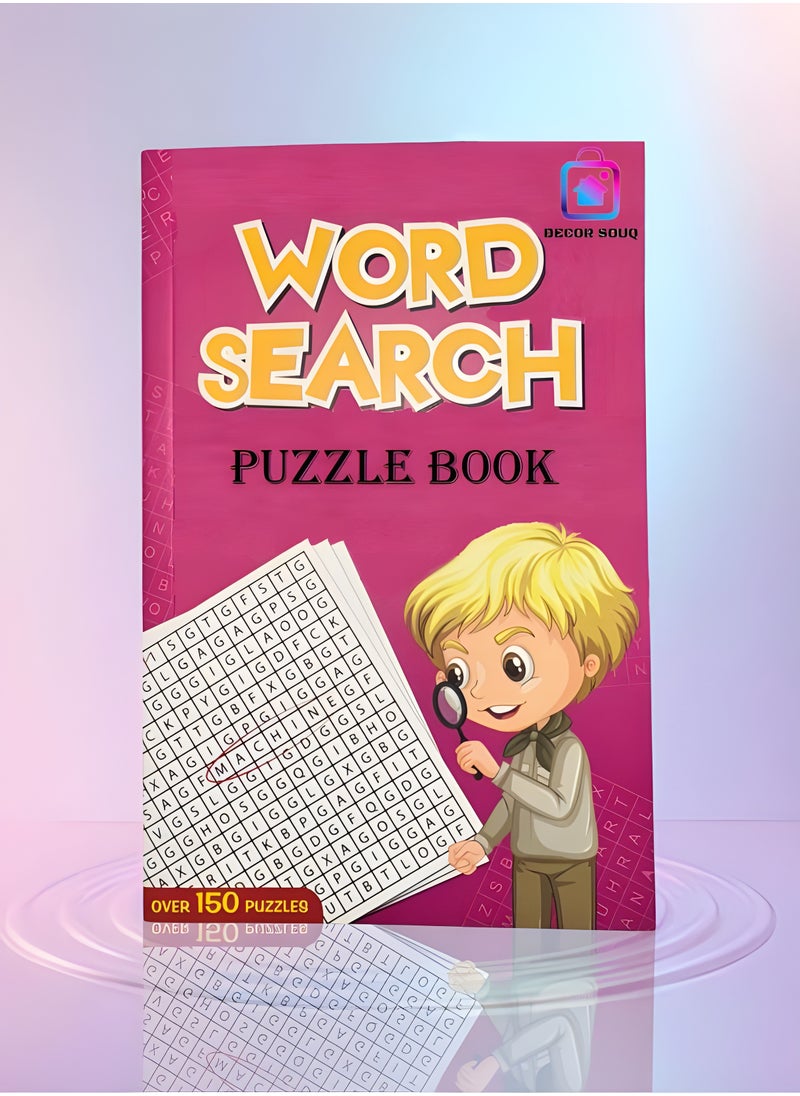 سوق الديكور كتاب ألغاز البحث عن الكلمات النهائي - أكثر من 150 لغزًا ممتعًا وتحديًا للأطفال والكبار - ألعاب ذهنية جذابة لتحسين المفردات والتهجئة والمهارات المعرفية - مثالي للاسترخاء وتخفيف التوتر والتحفيز العقلي - تنسيق طباعة كبير لسهولة القراءة - هدية رائعة لمحبي الألغاز والترفيه التعليمي - تعزيز الذاكرة والتركيز وحل المشكلات - مثالي للسفر والمنزل والاستخدام في الفصل الدراسي - يتميز بتحديات البحث عن الكلمات ذات الطابع الموضوعي عبر فئات مختلفة - ساعات من الترفيه والتعلم في كتاب واحد!  - Image 1
