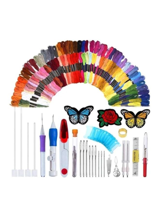 Cool Baby Magic Embroidery Pen Punch Needle Set Pink/Green/Red 402grams - Image 1