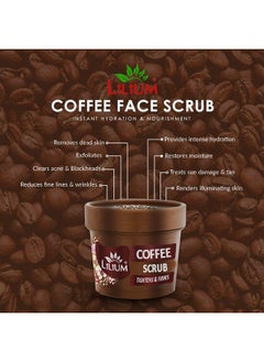 LILIUM Coffee Scrub 100G For Moisture Lock With Age Defiance Ultra Glow Feel Fresh & Smoothness No Harmful Chemical & Paraben Free  - Image 4