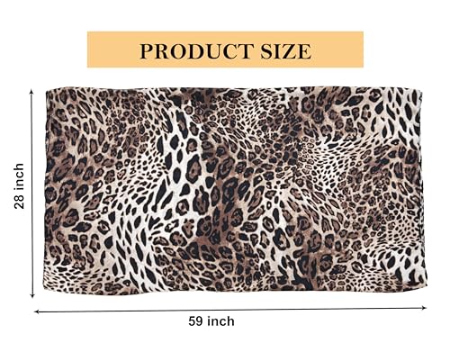 Mealah Womens-Leopard Print Shawl Scarf - Lightweight Wrap Scarves Shawl Cheetah Sunscreen Scarve for Spring Summer Travel - Image 2