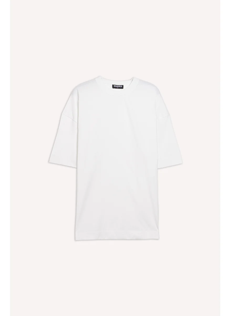 شايبس DETAILED MIDWEIGHT COTTON BLEND T-SHIRT