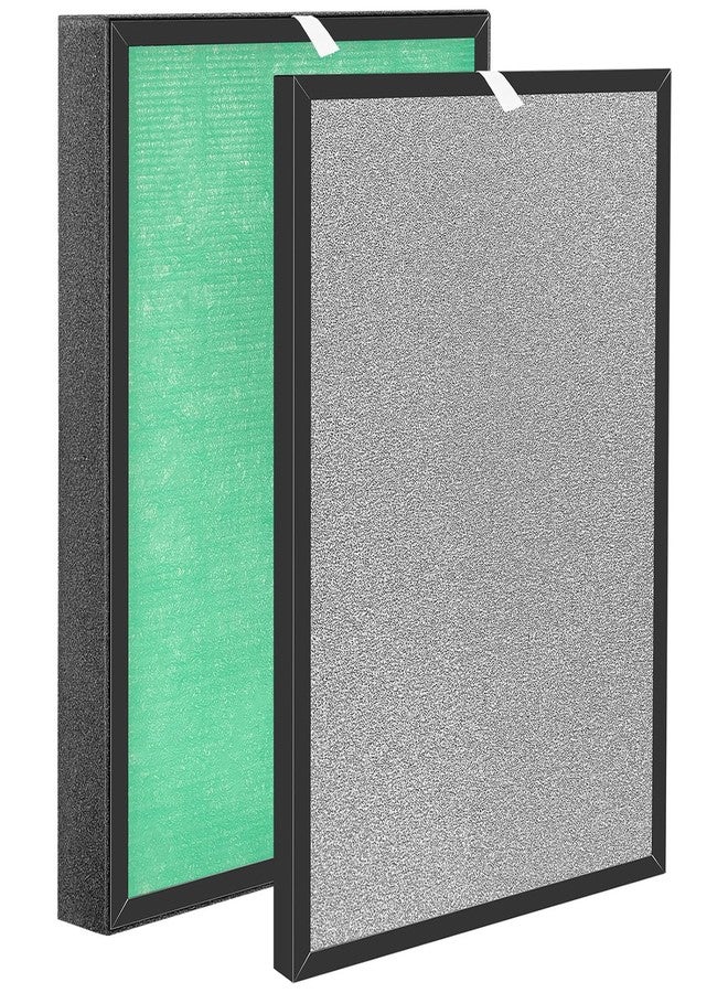 Slirceods PH950&AMB1 Filter Replacement for Air Purifier Compatible with Turonic PH950 and Extract-All AMB1 Air Purifiers（2 Air Filter+2 Carbon filter) - Image 2