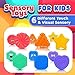 LESONG Sensory Toys Kids ToddlersSocial Emotional Feelings Toys Special Needs Texture Shapes Learning Toy Preschool Fidget Classroom Must Haves Calm Down Tools Autistic Children Stocking Stuffers - Image 3