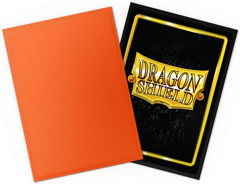 dragon shield | Matte Dual Standard Size Card Sleeves | 100 CT - Smooth u0026 Tough Premium TCG Sleeves - Compatible with Pokemon, Flesh u0026 Blood, One Piece u0026 Magic The Gathering | Ember - Image 3