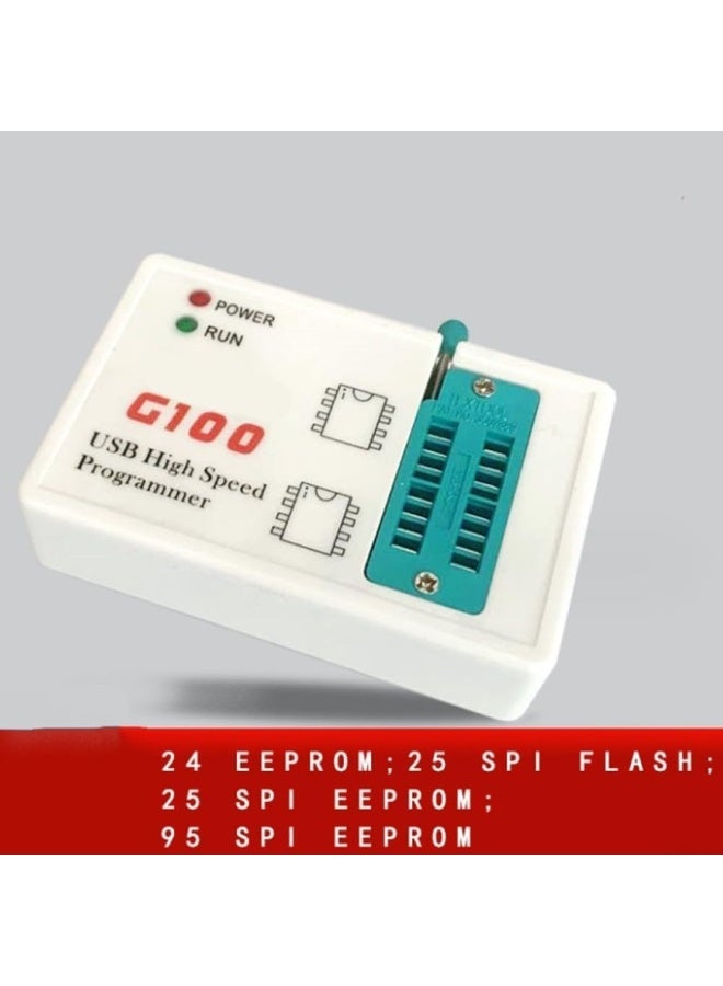 G100 BIOS SPI Flash USB Programmer 24 25 95 USB Memory Read/Write Programmer, Supports 25 SPI Flash, for 24 Eeprom for 25 Eeprom Memory ic