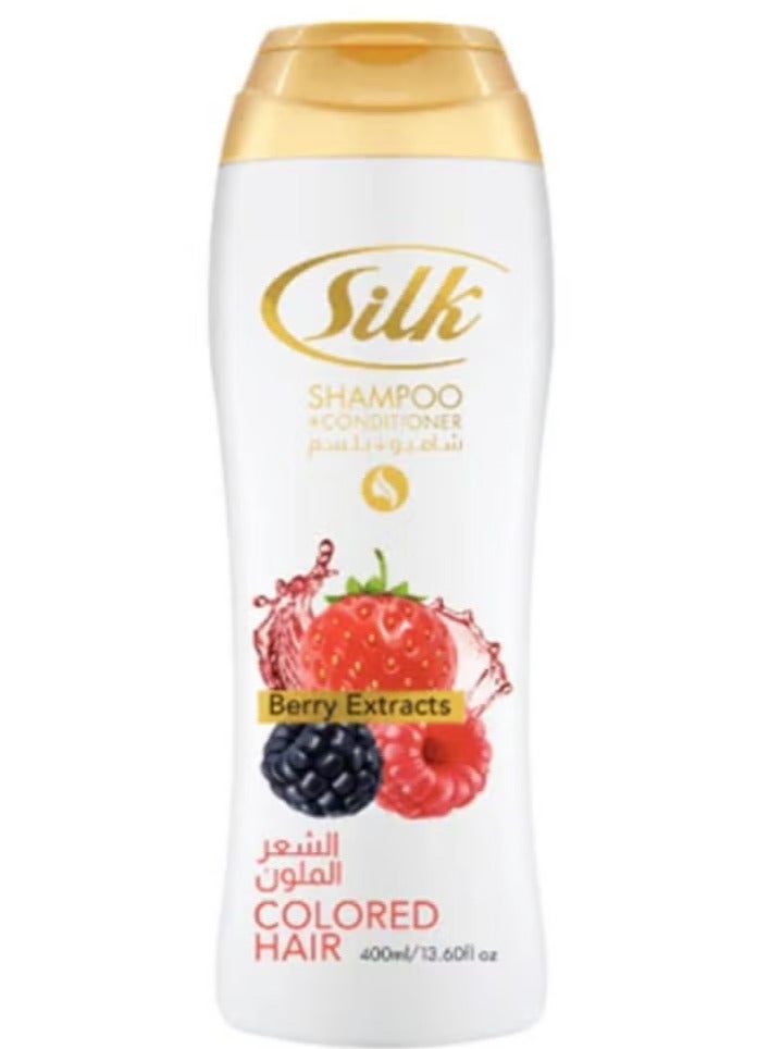 Silk Berry Extracts Shampoo + Conditioner For Colored Hair - 400ml
