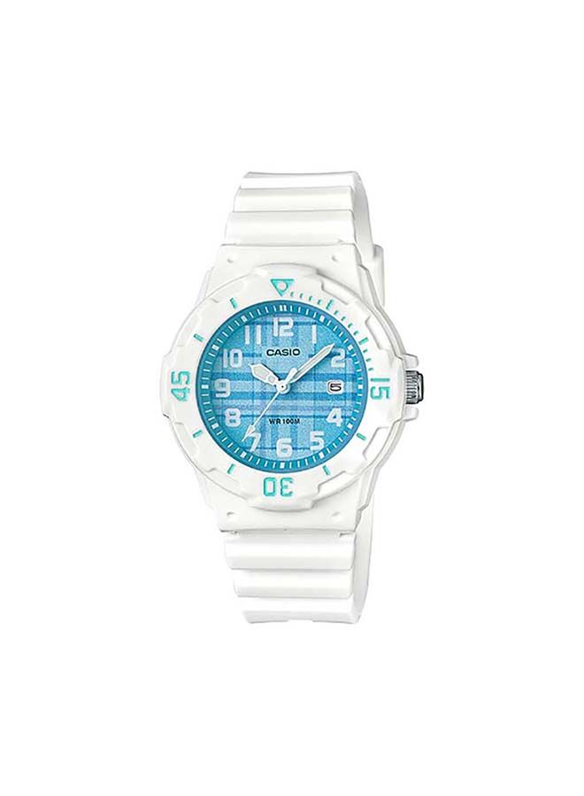 Analog Resin Wrist Watch LRW-200H-2CDF - 39mm - White