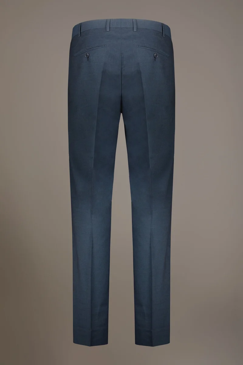 Doppelganger Blue Men's single-breasted suit regular fit bird's eye fabric - Blue for Men | Best Price UAE