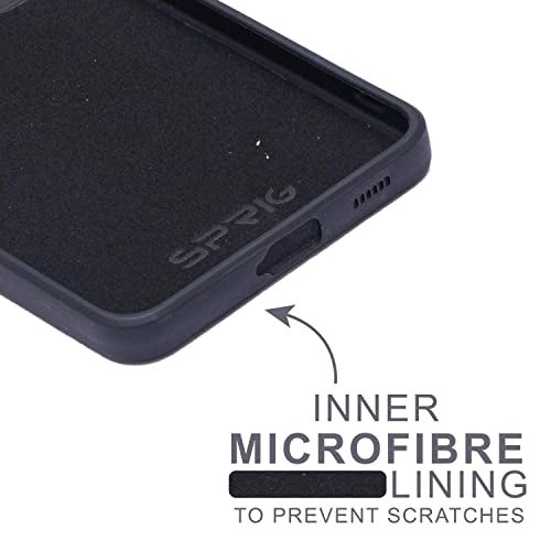 SPRIG Cases Compatible with Samsung Galaxy S21 FE 5G Phone TPU Basic Premium Back Cover Drop Tested Shock Proof Case for Boys and Girls with Camera Protection (Black) - Image 5