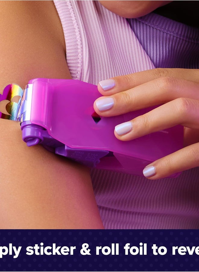 Cool maker Shimmer Me Body Art Kit by 135 Temporary Tattoo Designs, Foils - Image 4