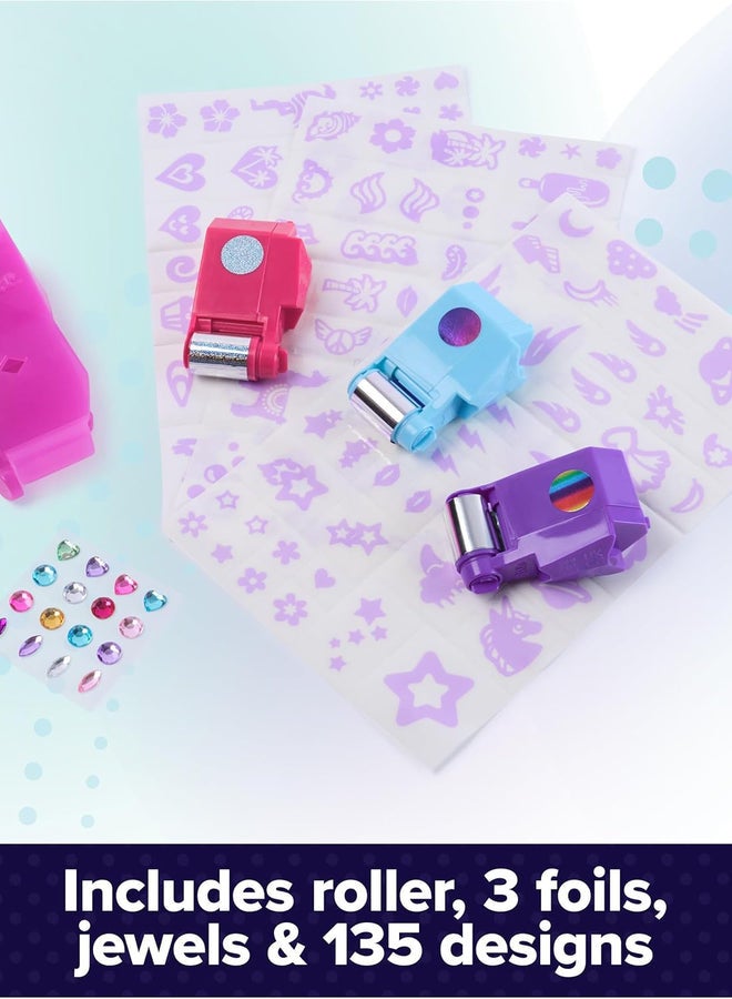 Cool maker Shimmer Me Body Art Kit by 135 Temporary Tattoo Designs, Foils - Image 3