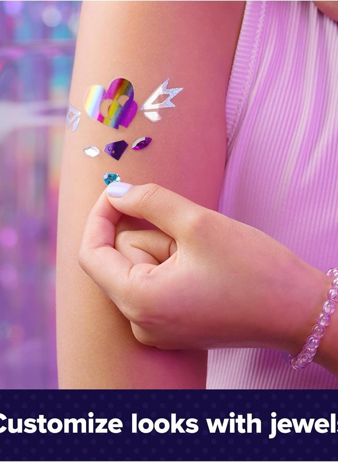 Cool maker Shimmer Me Body Art Kit by 135 Temporary Tattoo Designs, Foils - Image 5