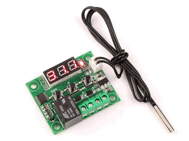 Generic W1209 Programmable Temperature Control Switch Relay - Digital Thermostat -50 to 110°C - Green - Image 2