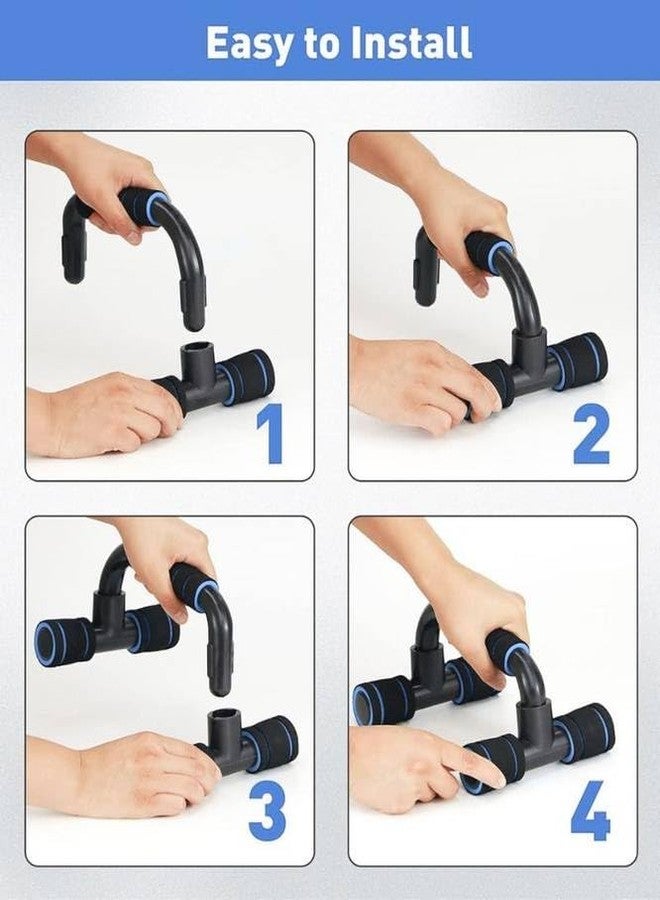 Shopeleven Push Up Bar Stand For Gym & Home Exercise (Blue) - Image 3