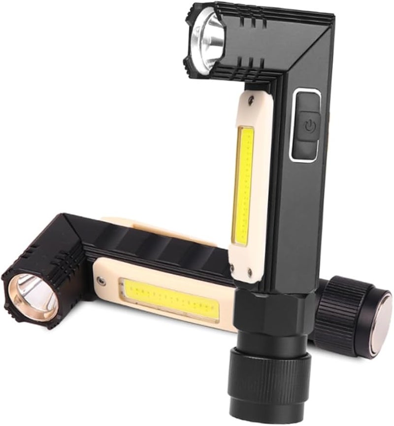 Foldable Hard Light Flashbox 13 5X2X2CM USB Charging 90 Adjustable 360 Rotatable Emergency Torch for Outdoor Camping - Image 2