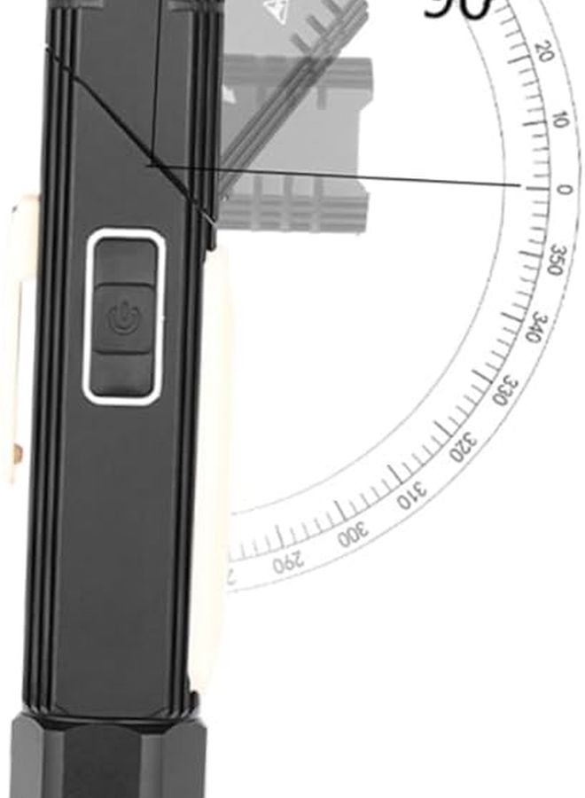 Foldable Hard Light Flashbox 13 5X2X2CM USB Charging 90 Adjustable 360 Rotatable Emergency Torch for Outdoor Camping - Image 4