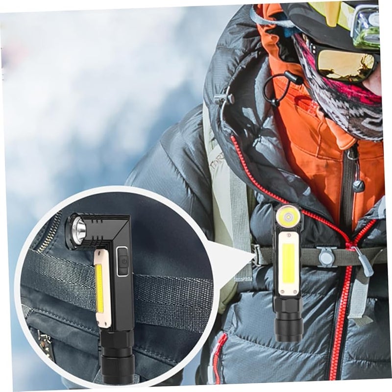 Foldable Hard Light Flashbox 13 5X2X2CM USB Charging 90 Adjustable 360 Rotatable Emergency Torch for Outdoor Camping - Image 5