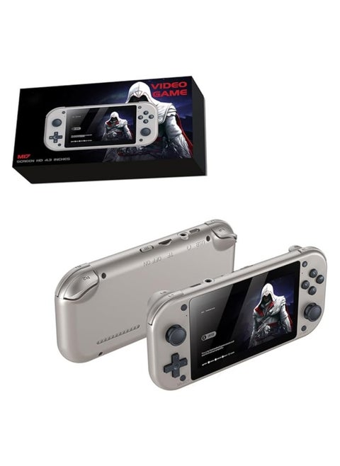 M17 - Integrated retro handheld console with more than 20,000 games, video console with 4.3-inch IPS screen, 25 emulators with TF card (64G) retro console
