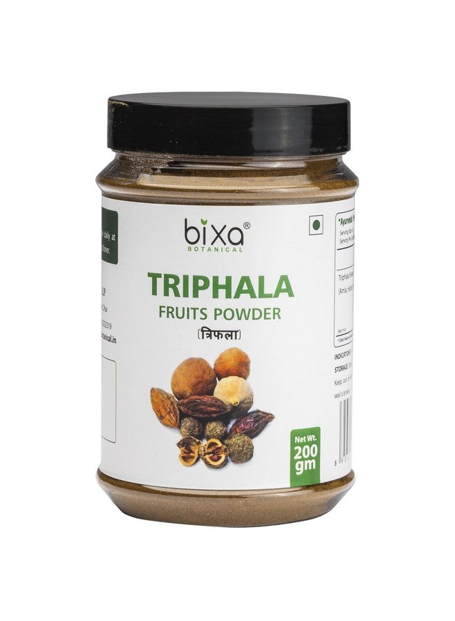 bixa BOTANICAL Triphala Powder 200g (Haritaki, Bibhitaki and Amla) | Pack of 1 | Support Healthy Digestion, Relieve Constipation, Gas and Acidity | Bixa Botanical - Image 1