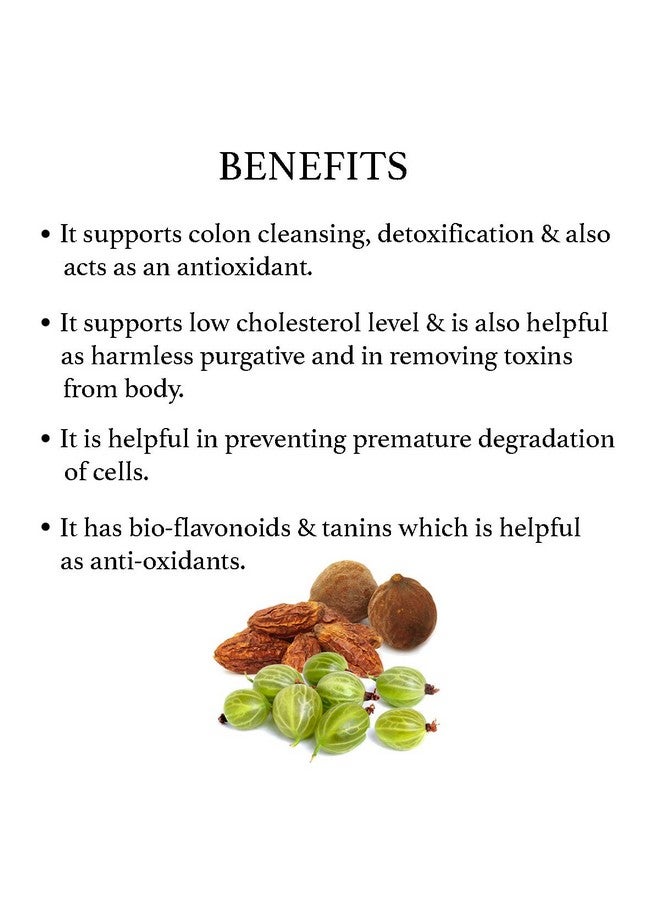 bixa BOTANICAL Triphala Powder 200g (Haritaki, Bibhitaki and Amla) | Pack of 1 | Support Healthy Digestion, Relieve Constipation, Gas and Acidity | Bixa Botanical - Image 2