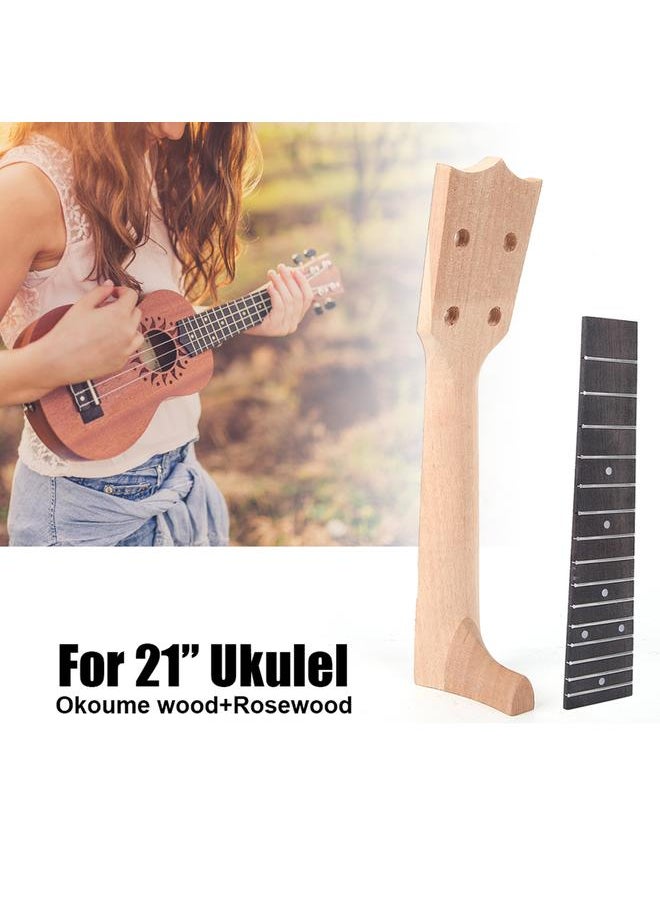 Thoraya - Ukulele Neck Okoume Wood Rosewood Fingerboard Musical Instrument Accessories(21in ) - Image 1