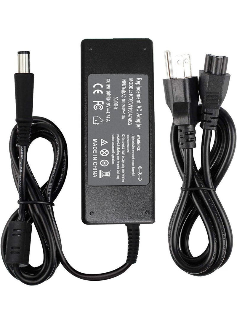 Zexen 65W Power Adapter Charger For HP EliteBook 820 840 850 G1 G2 8440p 8460p, Probook 430 440 450 455 G1 G2 4430s 4530s 6470b 6570b, Pavilion DV7 DV6 DV5 DV4 DM4 G7 G6, Compaq Cq57 Cq58 Cq617.4 x 5.0MM - Image 1