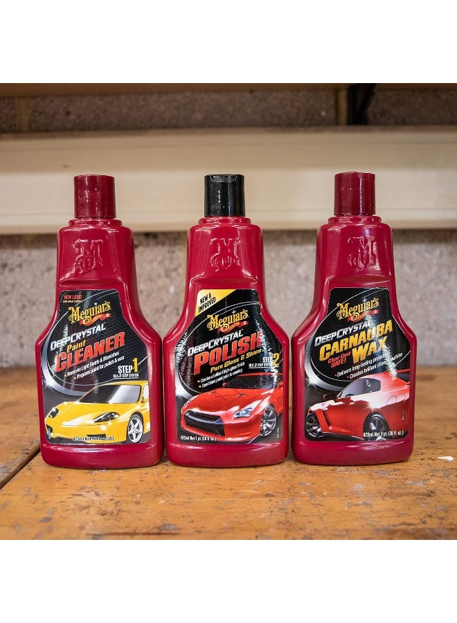 Meguiar's شمع السيارة السائل كارناوبا ميغوايرز A2216EU ديب كريستال الخطوة 3 473 مل - Image 4
