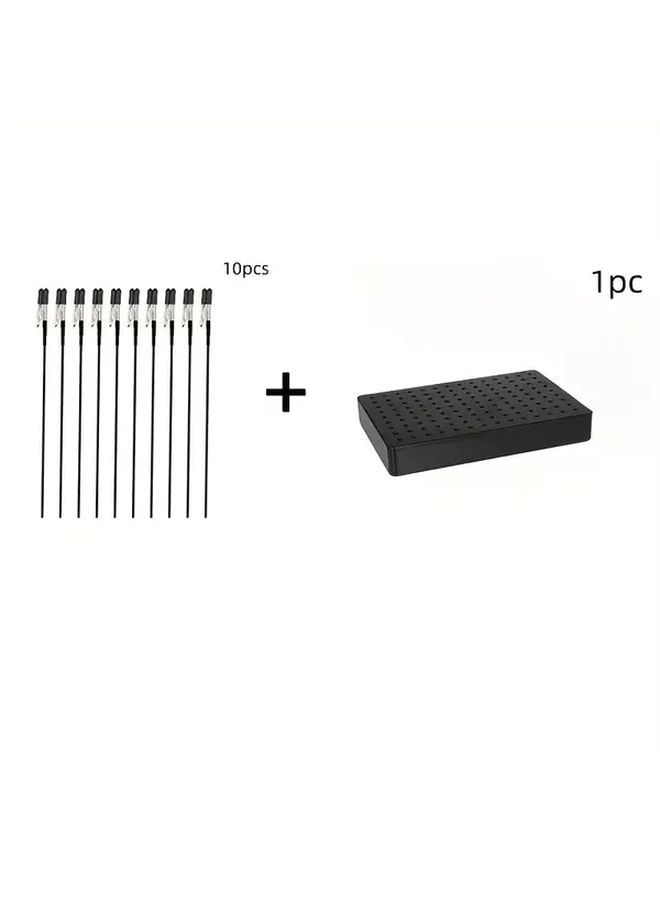 10 PCS Metal Alligator Clip Long Tail Airbrush Paint Base Tool For Model Painting Spray Gun DIY Card Photo Memo Hobby Crafting Parts - Image 4