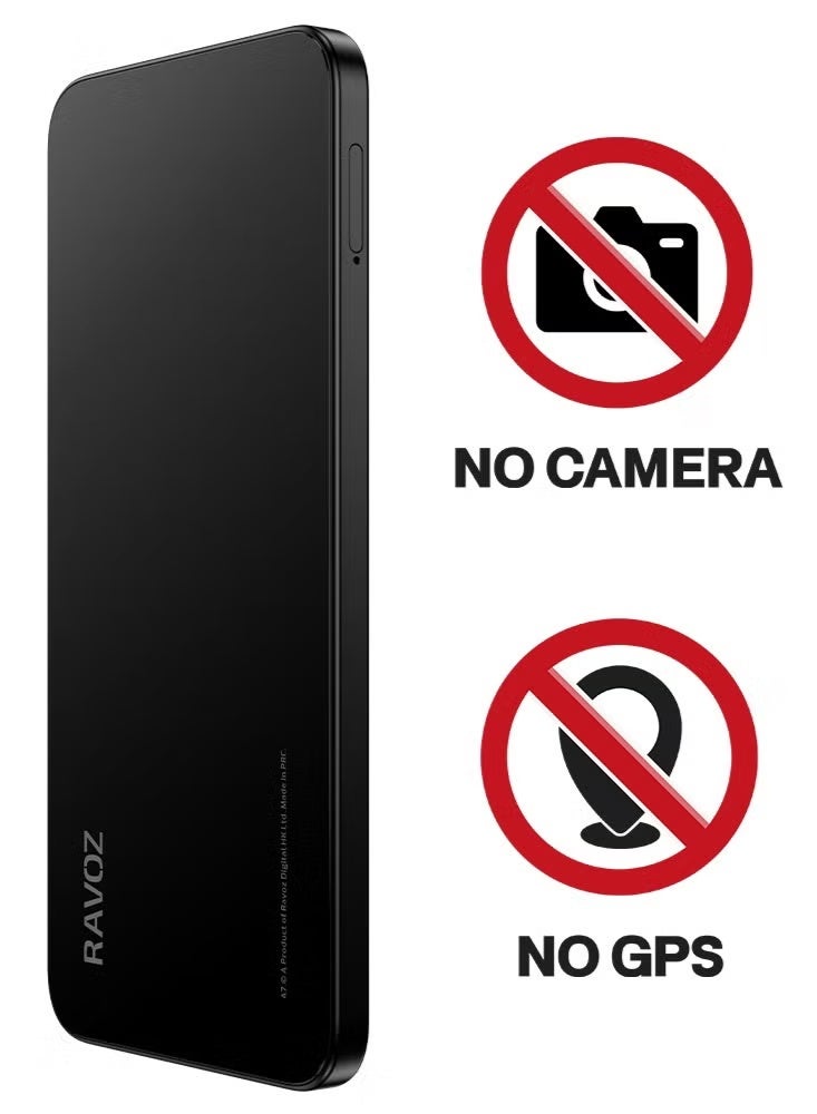 Ravoz A7 No Camera No GPS, 12GB RAM (4GB + 8GB Expandable), 128GB ROM | NFC | Black (UAE Version) - Image 2
