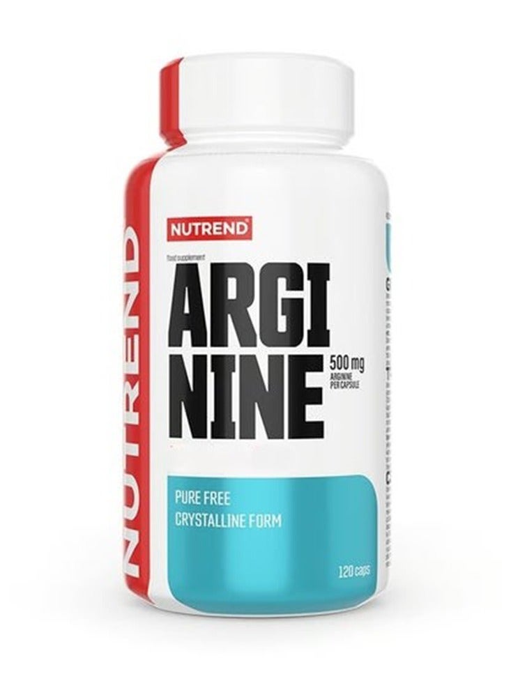 Nutrend Arginine 500mg 120 Capsules - Image 1