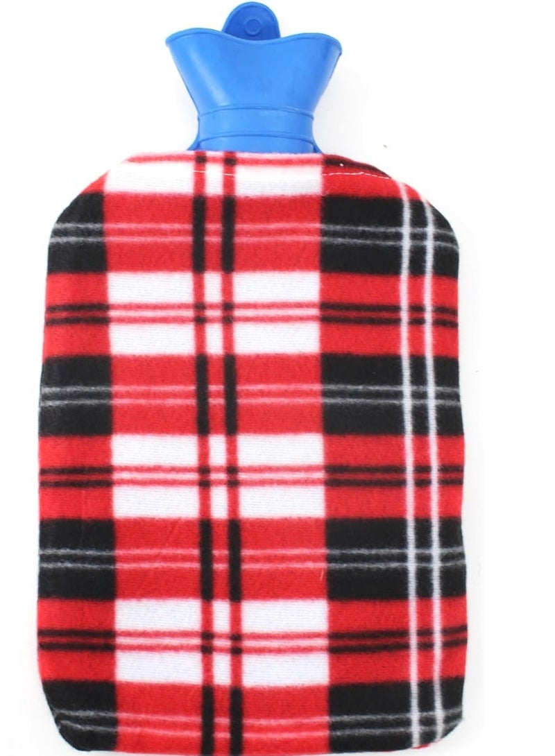 Hot Water Bag with Colored Protection Cloth Cover Multicolor - Packaging may vary - Image 1