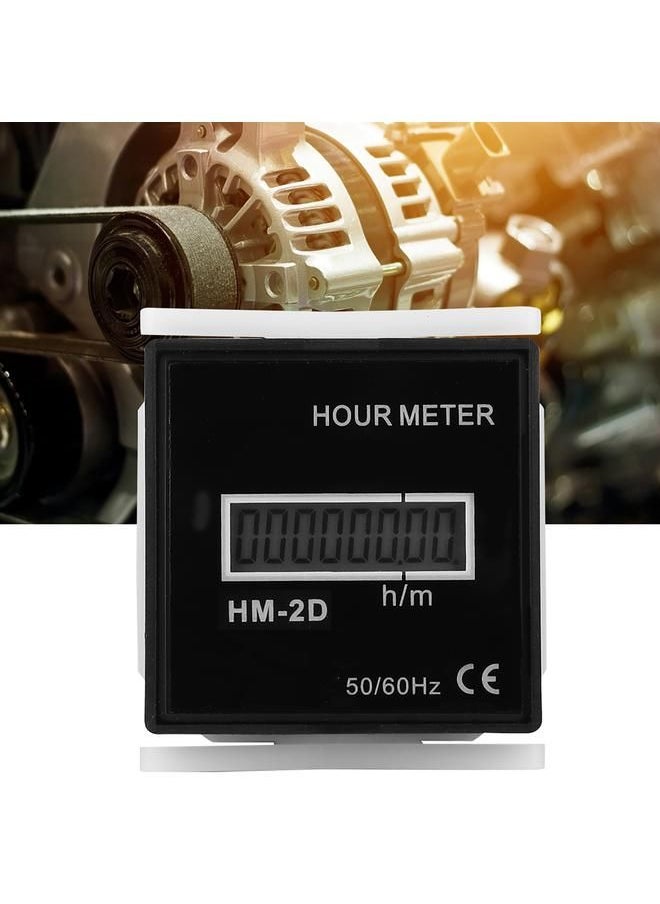 Arabest - HM‑2D AC100‑240V Digital Electrical Counter LCD Display Time Meter Gauge Counter - Image 1