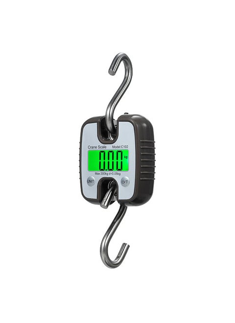 Mini Digital Crane Scale 300kg Hanging Scale High Precision Handheld S-Shaped Barb Crane Scale