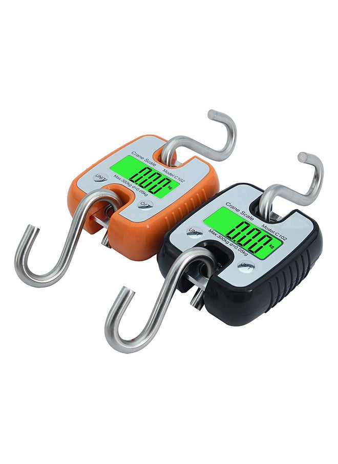 Generic - Mini Digital Crane Scale 300kg Hanging Scale High Precision Handheld S-Shaped Barb Crane Scale - Image 1