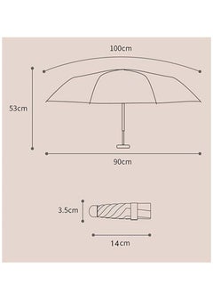 PINK Mini Travel Sun Umbrella  - Image 3